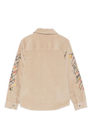 camicia in cotone beige OFF WHITE KIDS | OBES001F25FAB0011710